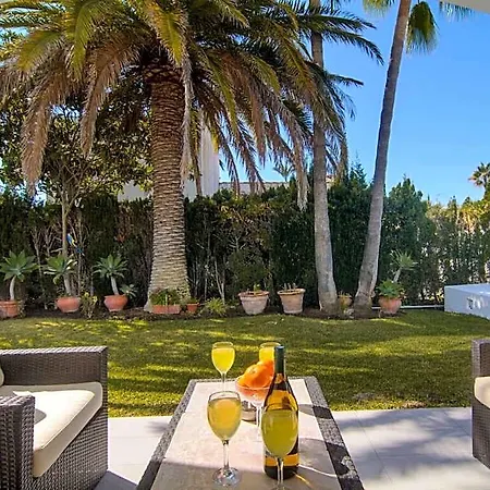Garden With Pool On The Marbella