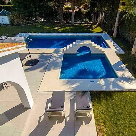 Villa Garden With Pool On The *